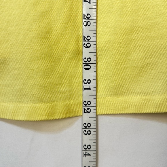 Polo Ralph Lauren Men's Size XL Mesh Yellow Polo Shirt Excellent - Picture 6 of 8